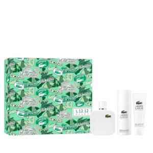 Lacoste Blanc L.12.12 Set EDT 100 ML + SG 50 ML + Deo 150 ML (H)